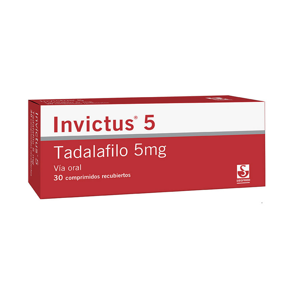 INVICTUS TABLETAS 5 MG