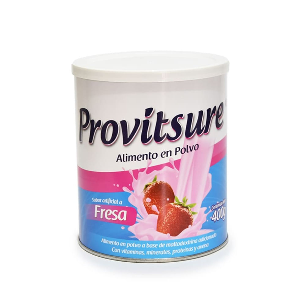 PROVITSURE POLVO FRESA LATA 400 G