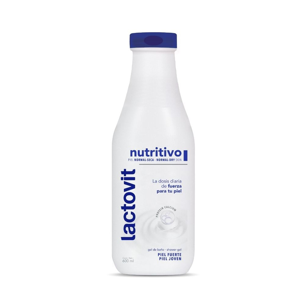 GEL BAÑO LACTOVIT NUTRITIVO FRASCO 600 ML