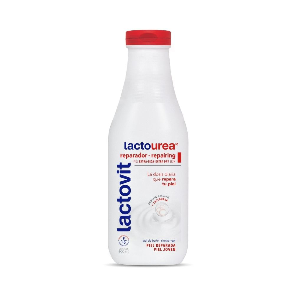 GEL BAÑO LACTOVIT LACTOUREA REPARADOR FRASCO 600 ML