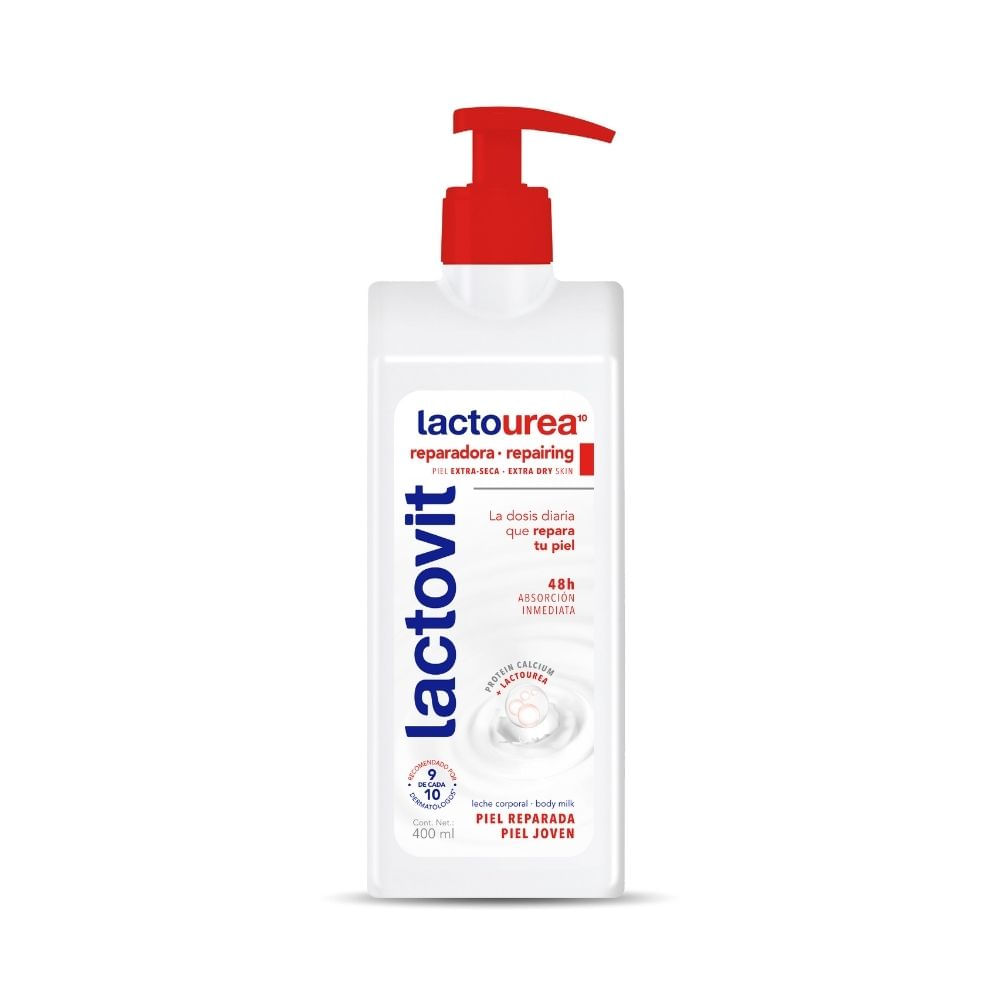 LECHE CORPORAL LACTOVIT LACTOUREA REPARADORA FRASCO 400 ML