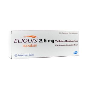 ELIQUIS TABLETAS 2.5 MG