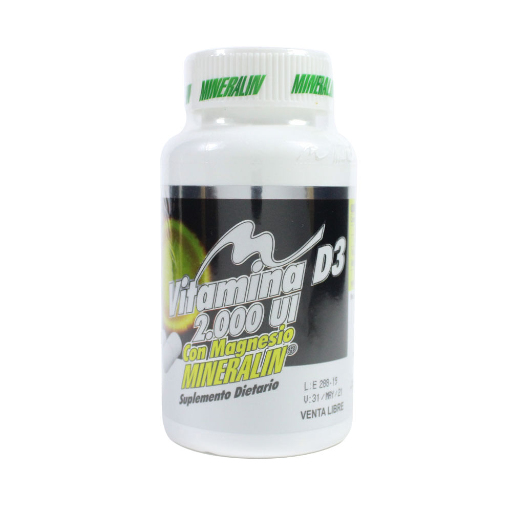 VITAMINA D3 MINERALIN CAPSULAS FRASCO X 60 UNDS