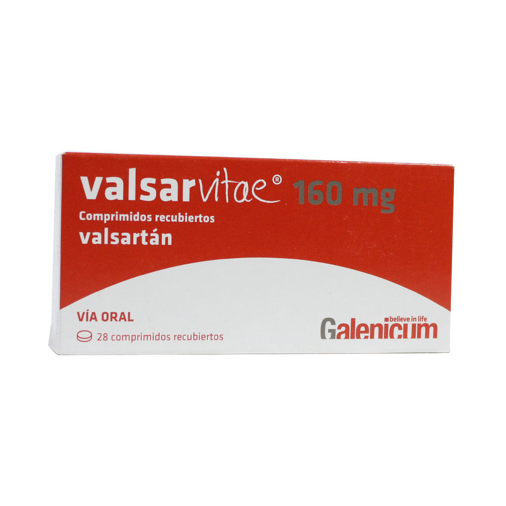 VALSARVITAE COMPRIMIDOS 160 MG CAJA X 28 UNDS