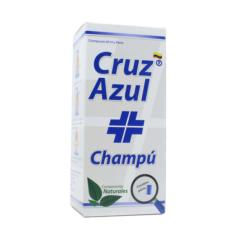 CHAMPU CRUZ AZUL FRASCO 60 ML