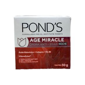 CREMA PONDS AGE MIRACLE NIGHT CAJA 50 ML