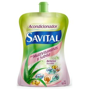 ACONDICIONADOR SAVITAL MULTIVITAMINAS/SABILA DOYPACK 100 ML