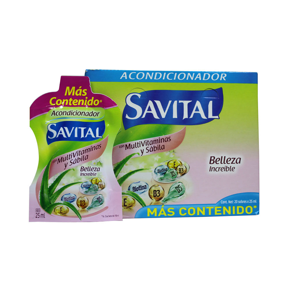 ACONDICIONADOR SAVITAL MULTIVITAMINAS/SABILA