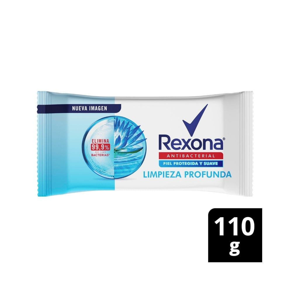 JABON ANTIBACTERIAL REXONA LIMPIEZA BARRA 110 G