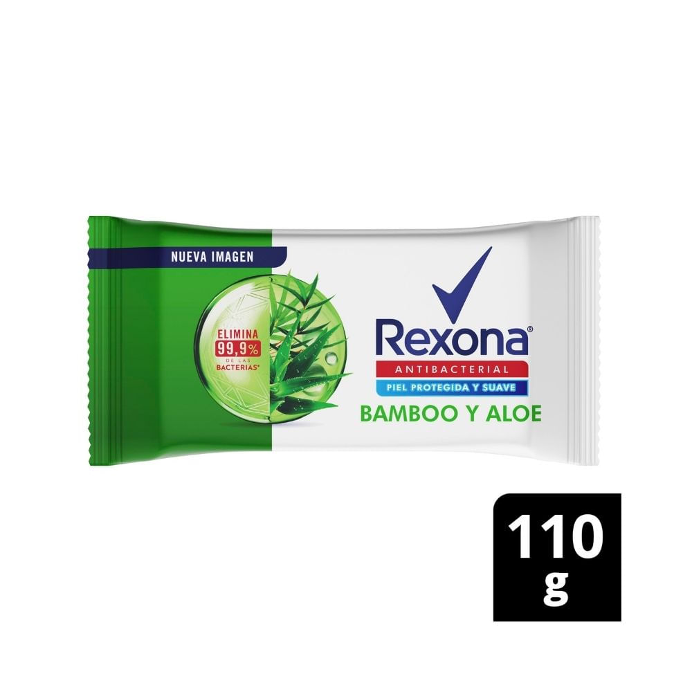 JABON ANTIBACTERIAL REXONA BAMBOO BARRA 110 G