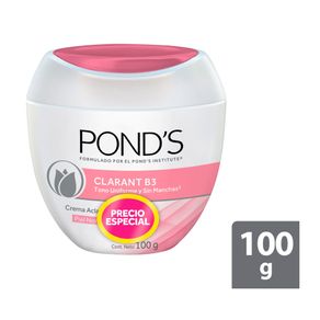 +++PONDS CLARAN B3 PIEL GR P.E CREMA POTE 100 G