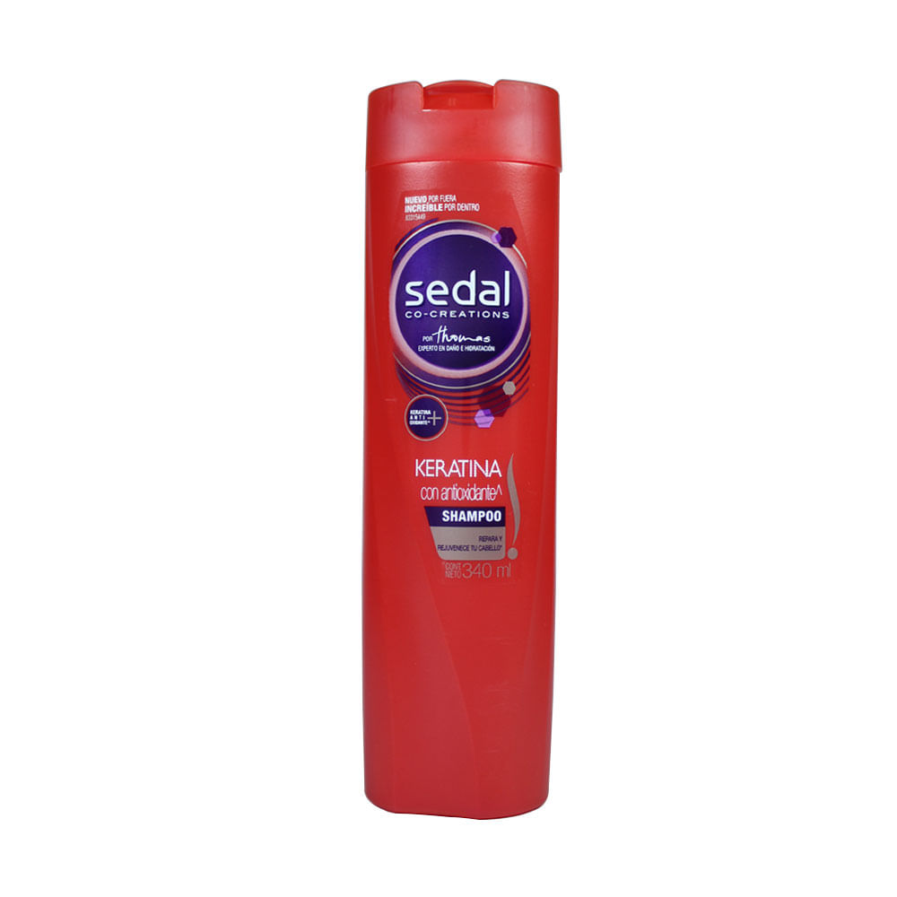 SHAMPOO SEDAL KERATINA ANTIOXIDANTE FRASCO 340 ML