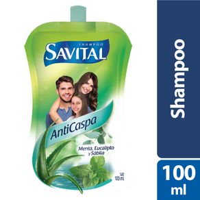 SHAMPOO SAVITAL ANTICASPA DOYPACK 100 ML