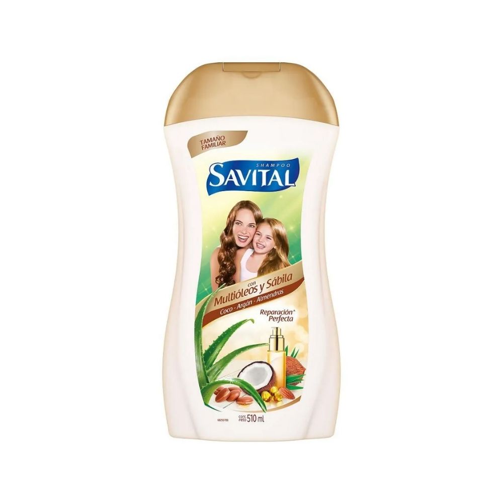 SHAMPOO SAVITAL MULTIOLEOS FRASCO 510 ML