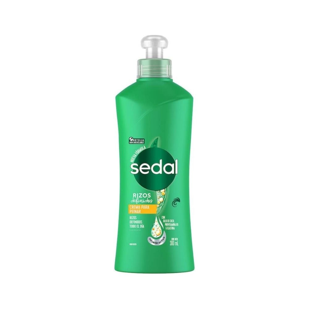 CREMA DE PEINAR SEDAL RIZOS OBEDIENTES FRASCO 300 ML