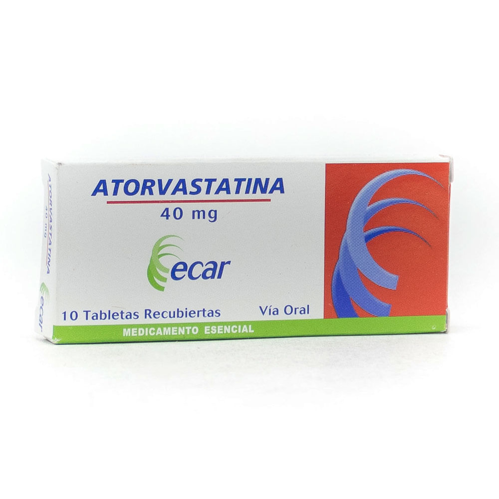ATORVASTATINA ECAR TABLETAS 40 MG