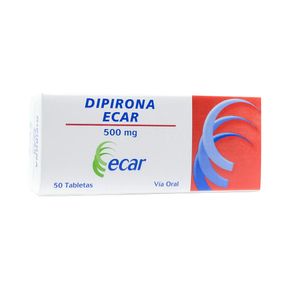 DIPIRONA ECAR TABLETAS 500 MG