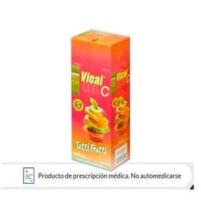 VITAMINA C VICAL T. MASTICABLES TUTTI-FRUTTI