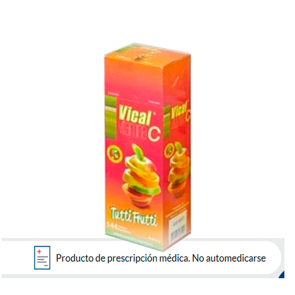 VITAMINA C VICAL T. MASTICABLES TUTTI-FRUTTI