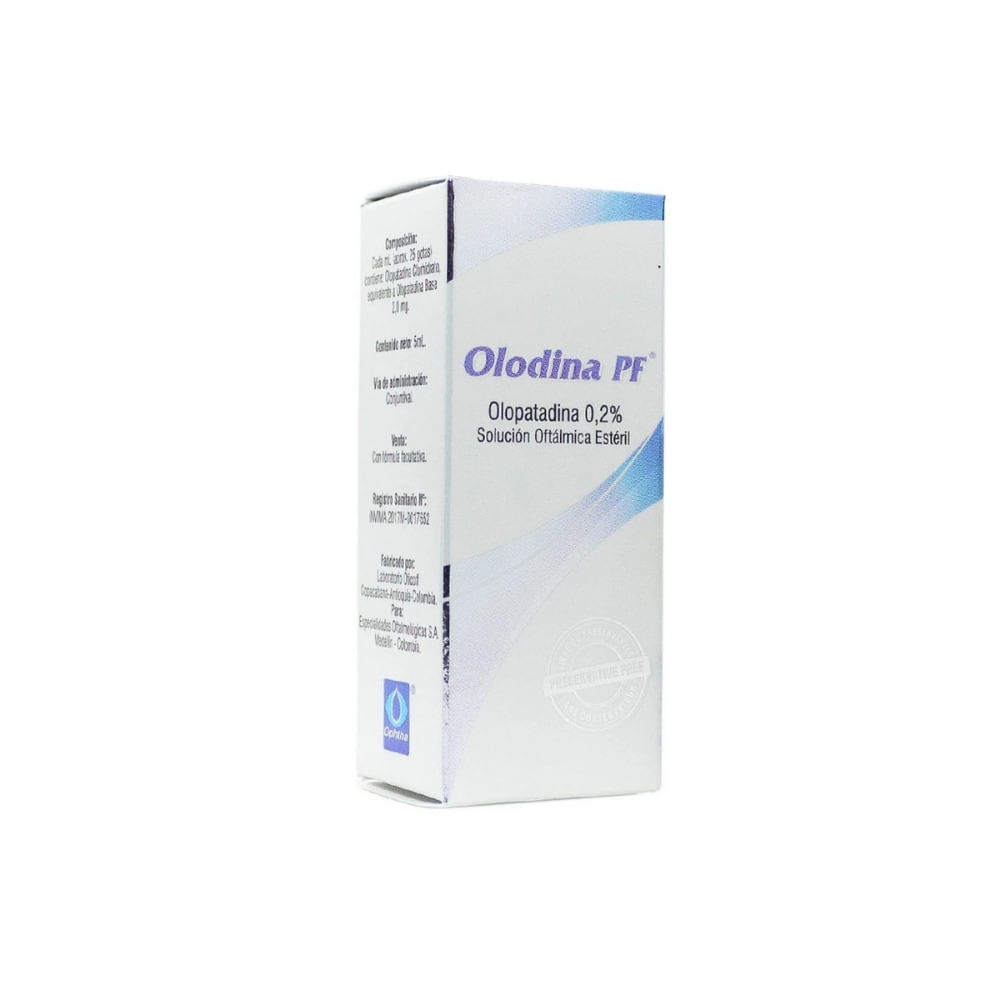 OLODINA PF GOTAS OFTALMICAS 0.2 % FRASCO 5 ML