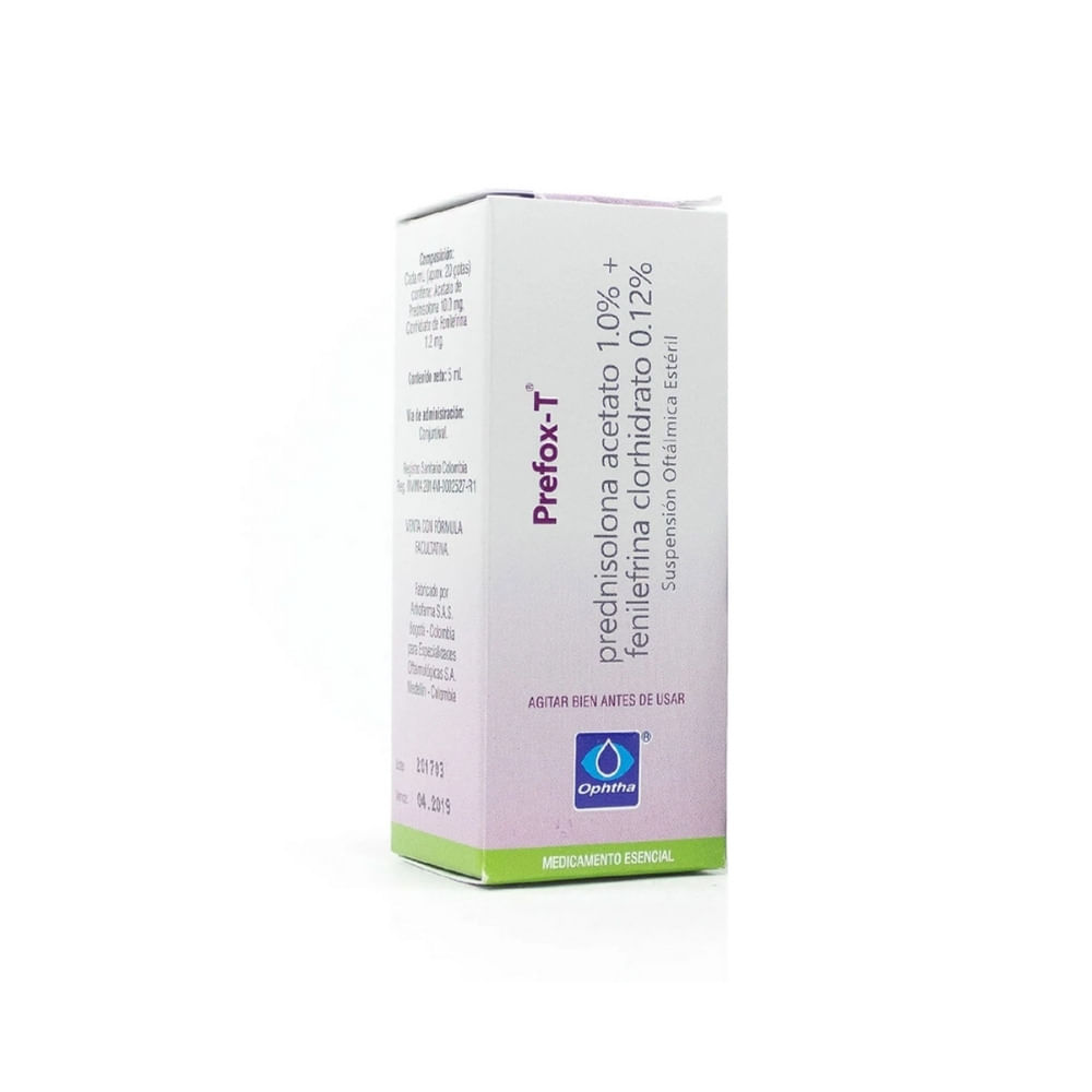PREFOX-T GOTAS FRASCO 5 ML