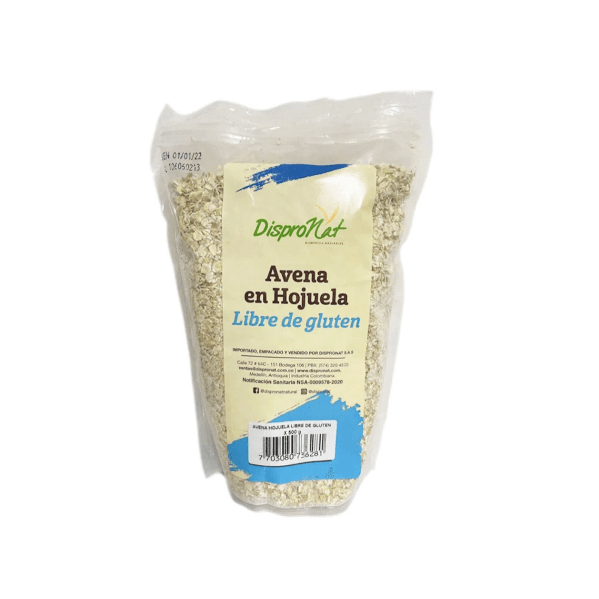 AVENA LIBRE DE GLUTEN DISPRONAT BOLSA 500 G