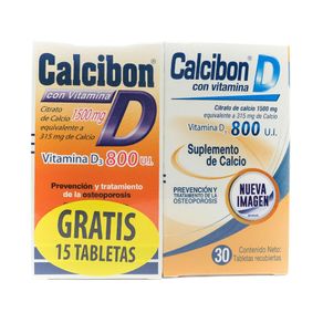 CALCIBON D TABLETAS 800 U.I