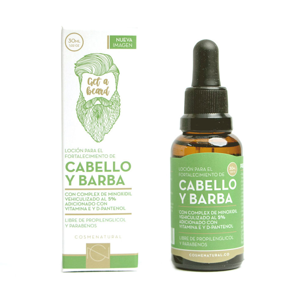 LOCION CON MINOXIDIL CABELLO Y BARBA 5% CAJA 30 ML