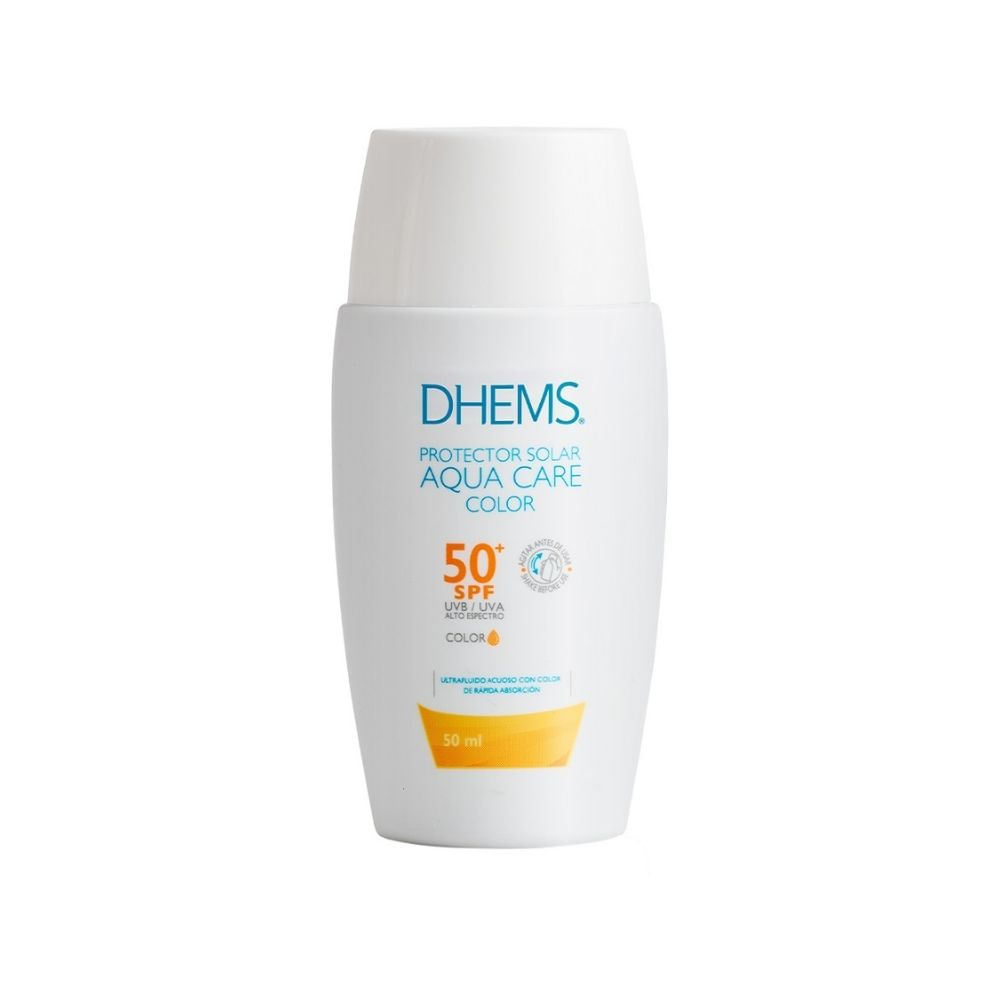 DHEMS AQUA CARE COLOR PROTECTOR SOLAR SPF 50+ CAJA 50 ML