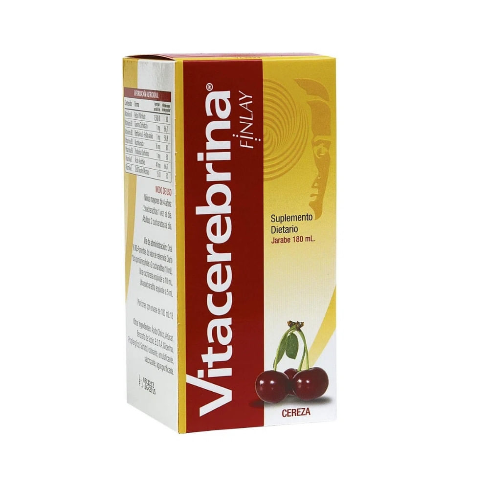 VITACEREBRINA JARABE CEREZA FRASCO 180 ML