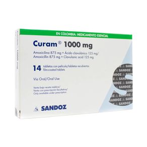 CURAM TABLETAS 1000 MG