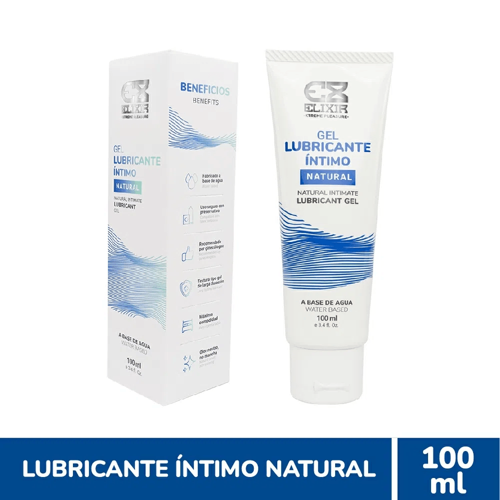 LUBRICANTE INTIMO GEL NATURAL ELIXIR FRASCO 100 ML