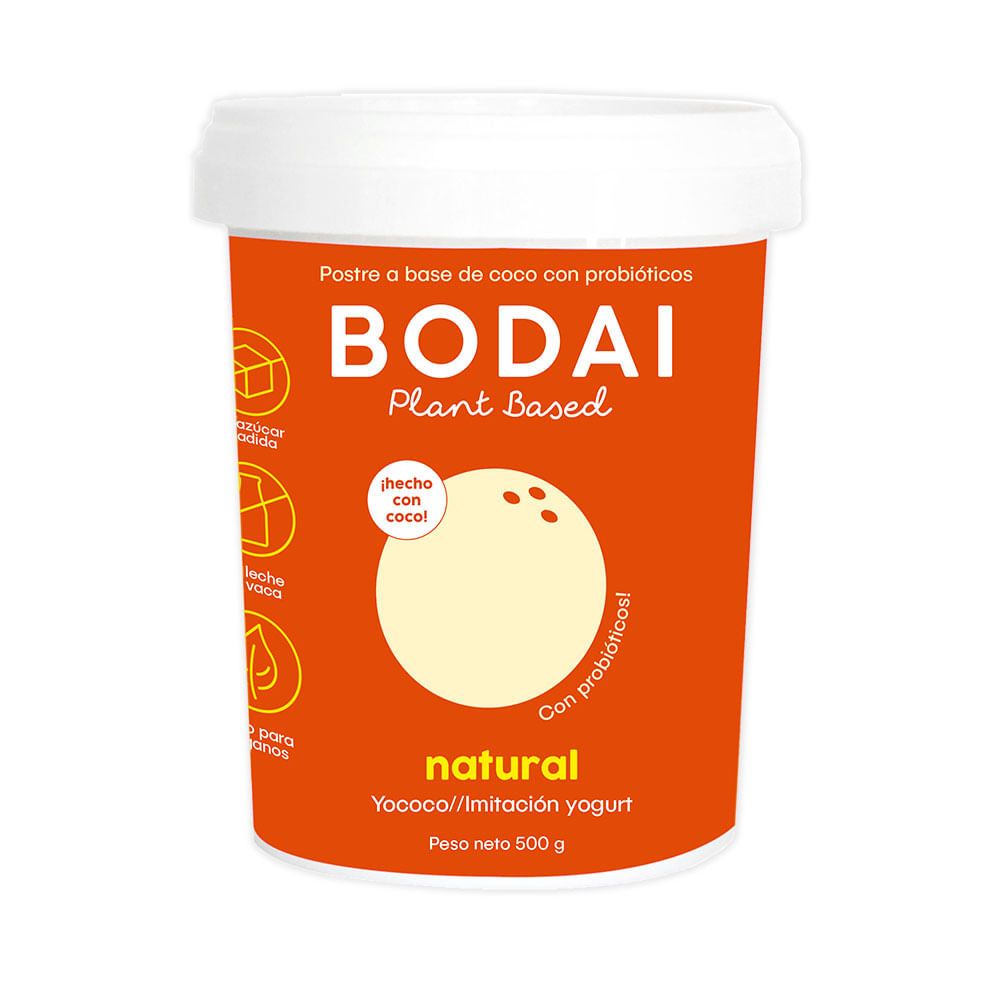 BODAI YOCOCO YOGURT NATURAL FRASCO 500 G
