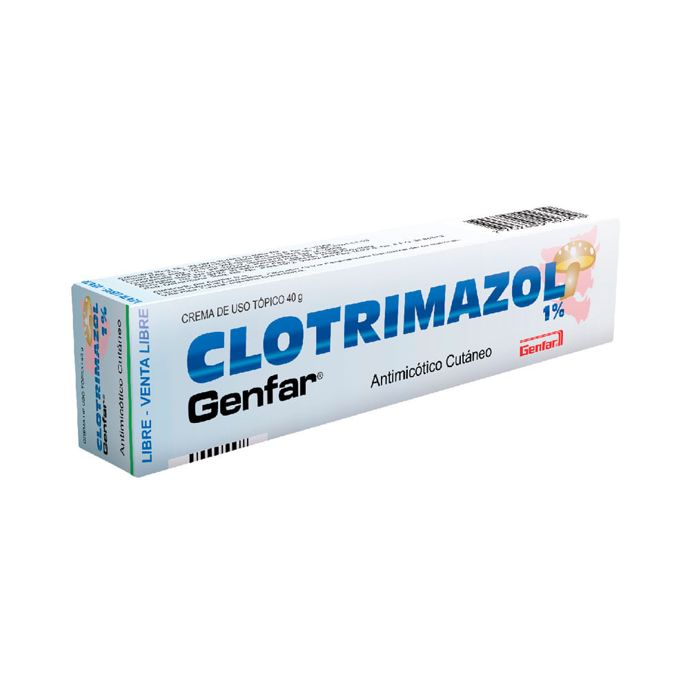 CLOTRIMAZOL GENFAR CREMA 1 % CAJA 40 G