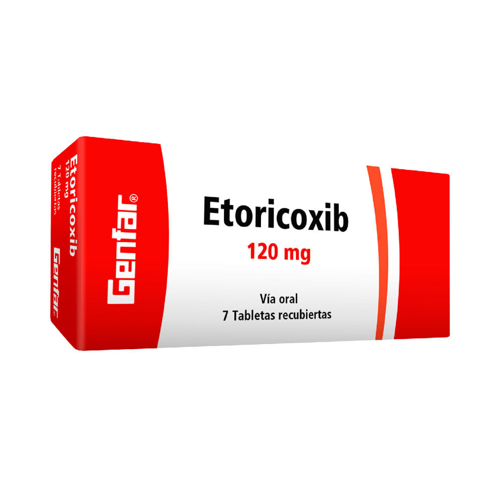 ETORICOXIB GENFAR TABLETAS 120 MG