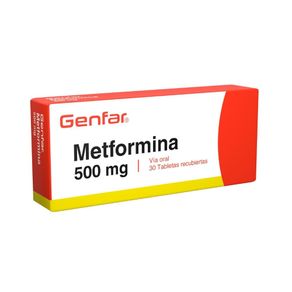 METFORMINA GENFAR TABLETAS 500 MG
