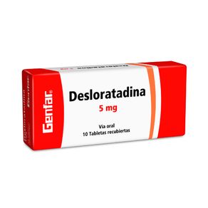DESLORATADINA GENFAR TABLETAS 5 MG