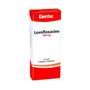 LEVOFLOXACINO GENFAR TABLETAS 500 MG