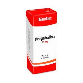 PREGABALINA GENFAR (RG) CAPSULAS 75 MG
