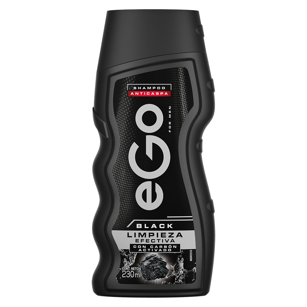 SHAMPOO EGO BLACK LIMPIEZA FRASCO 230 ML