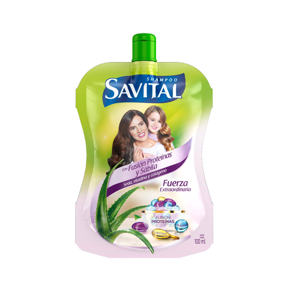SHAMPOO SAVITAL FUSION PROTEINAS SACHET 100 ML