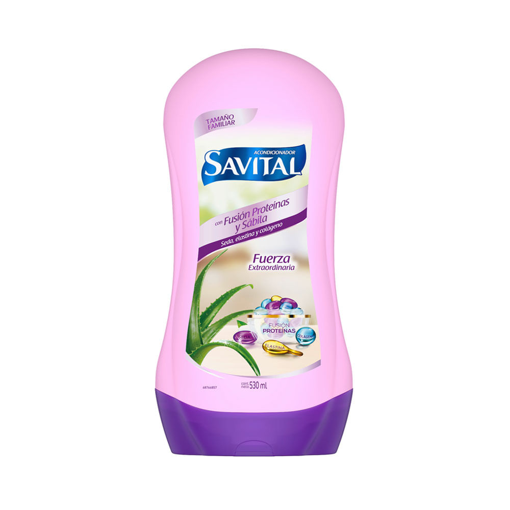 ACONDICIONADOR SAVITAL FUSION PROTEINAS FRASCO 490 ML