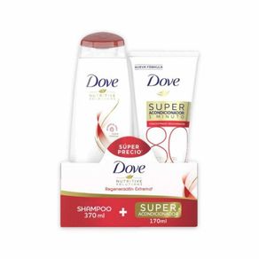 SHAMPOO+ACONDICIONADOR DOVE REGENERACION EXTREMA OFERTA 375 ML + 170 ML