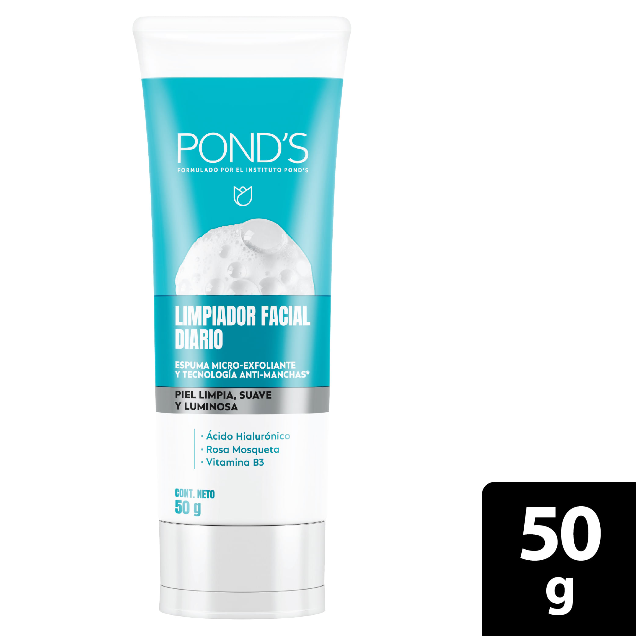 ESPUMA PONDS LIMPIADOR FACIAL DIARIO TUBO 50 G