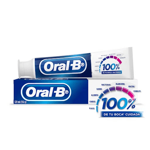 CREMA DENTAL ORAL-B 100% CAJA 150 G