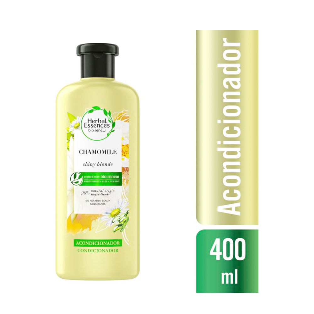 ACONDICIONADOR HERBAL ESSENCES MANZANILLA FRASCO 400 ML