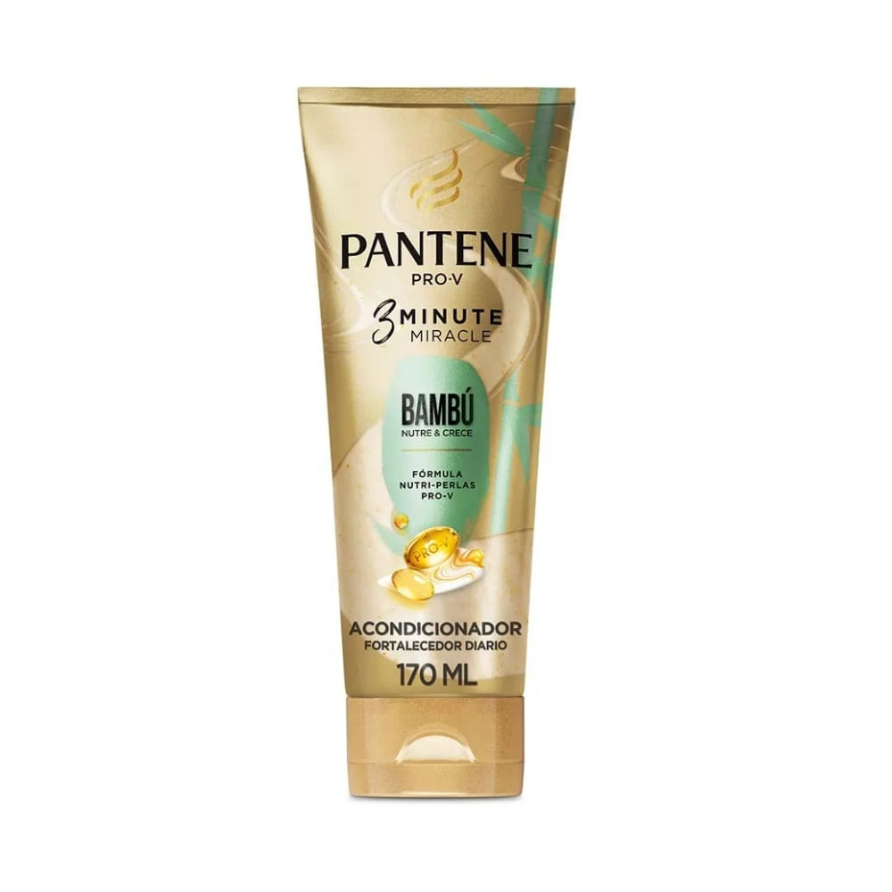 ACONDICIONADOR PANTENE 3 MINUTES BAMBU TUBO 170 ML