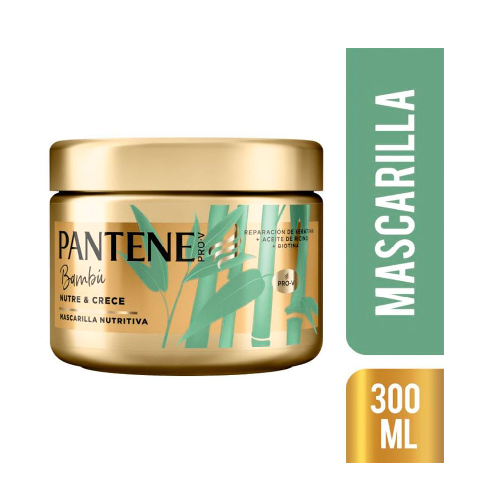 MASCARILLA PANTENE NUTRITIVA BAMBU POTE 300 ML