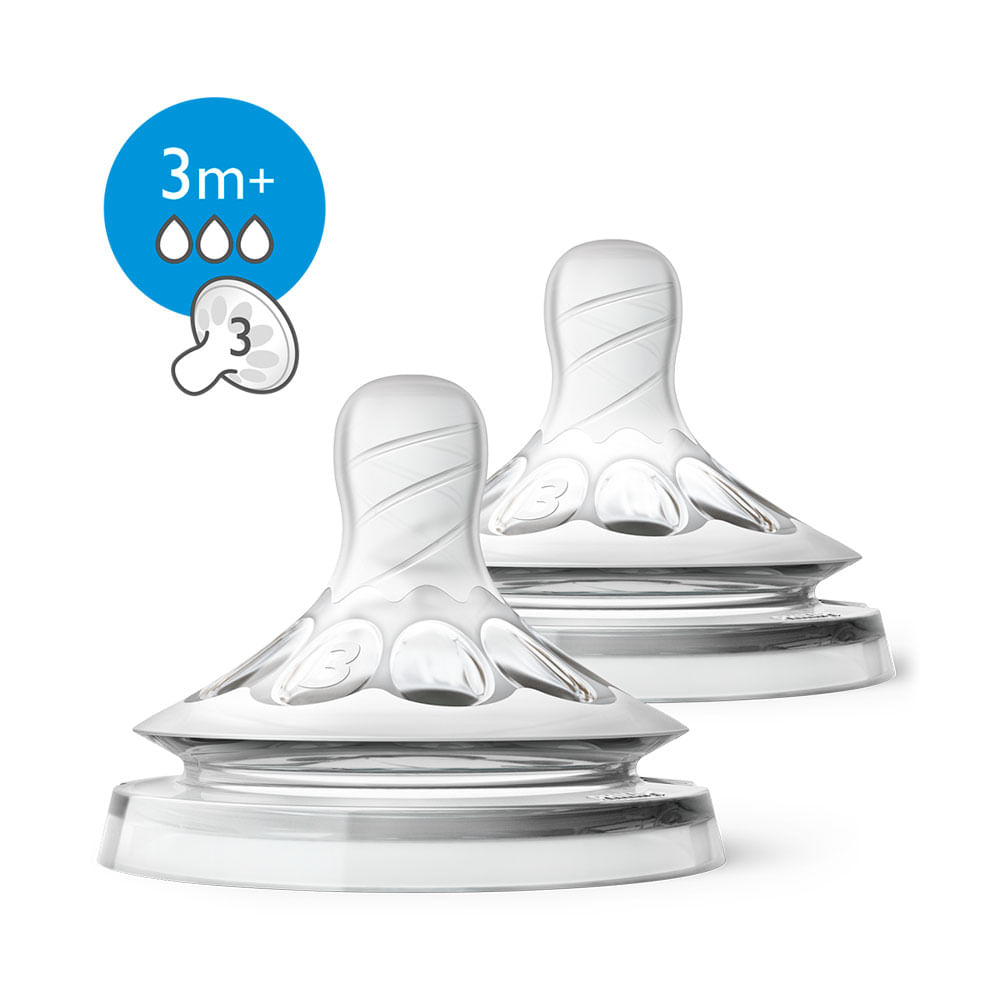 AVENT TETINA FLUJO MEDIO 3M+ X 2 UNDS
