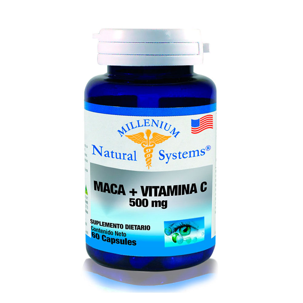 MACA+VITAMINA C CAPSULAS FRASCO X 60 UNDS